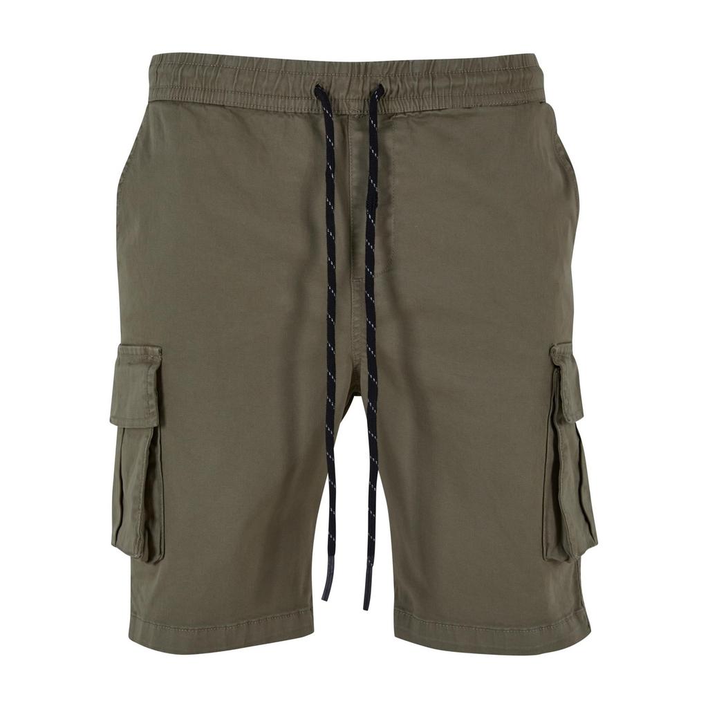 Urban Classics Mens Drawstring Cargo Shorts