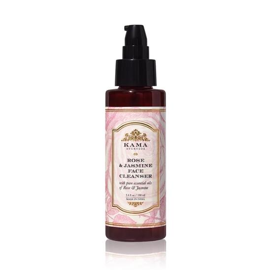 Kama Ayurveda Rose and Jasmine Face Cleanser with the Pure Essential Oils of Rose and Jasmine