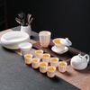 Фарфоровый чайный набор для кунг-фу из Дэхуа «Белый фарфор с оттенком бараньего жира»