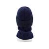 Two-Piece Hat Scarf Set Autumn Winter Windproof Warm Neck Knitted Cap for Men Outdoor Riding Windproof Ear Protection Neck Wool Cap with Scarf