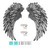 Metal Angel  Wall Decor with Lights Double Sided Warm Light Frosted Angel  Wall Sculptures