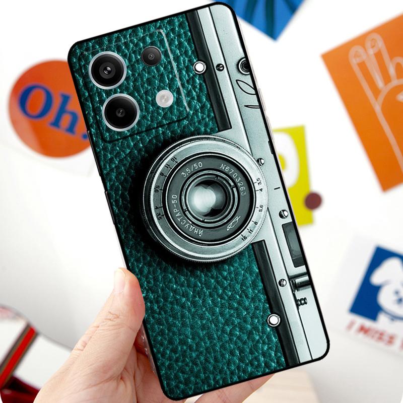 Ретро Классический Винтажный Чехол для Камеры Для Xiaomi Redmi Note 11 10 12 13 14 15 Pro Plus Чехол Для Redmi 15 10C 13C 12C 14C 15C