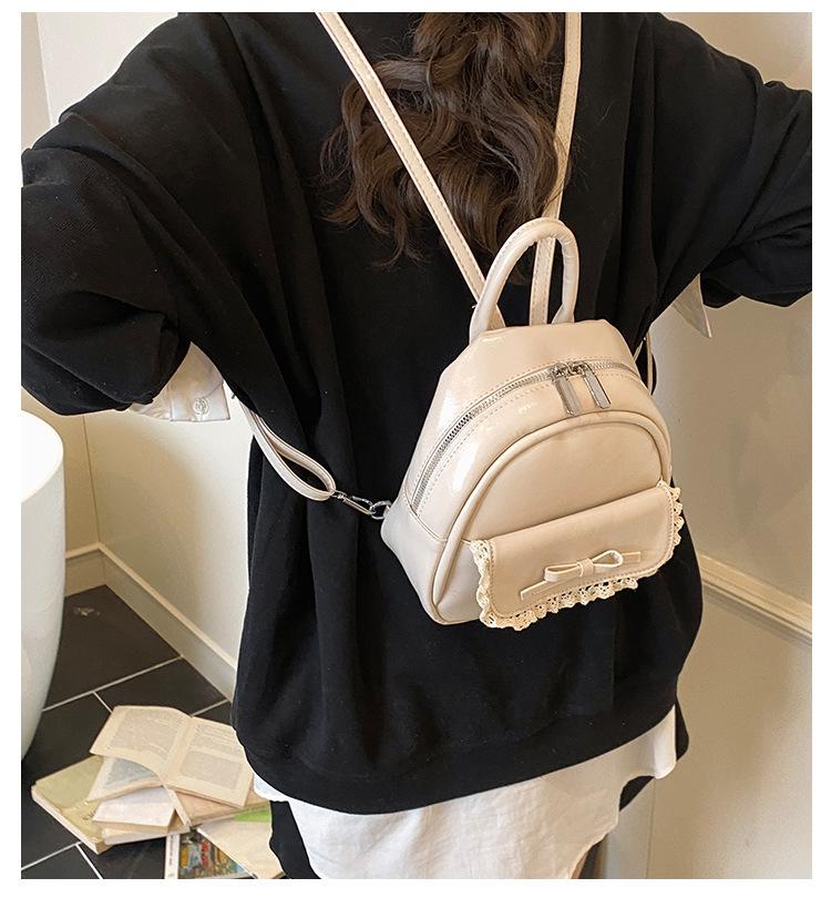 Рюкзак Женский Модный Нишевый Дизайн Чувство Повседневный Корейская Версия Школьная Сумка Уличный Тренд Текстура Легкий Дорожный Маленький Рюкзак