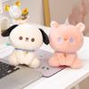 16cm Cute Rabbit Elephant Plush Toy Stuffed Animal Bear Cat Plushies Lovely Soothing Doll Gifts Girl