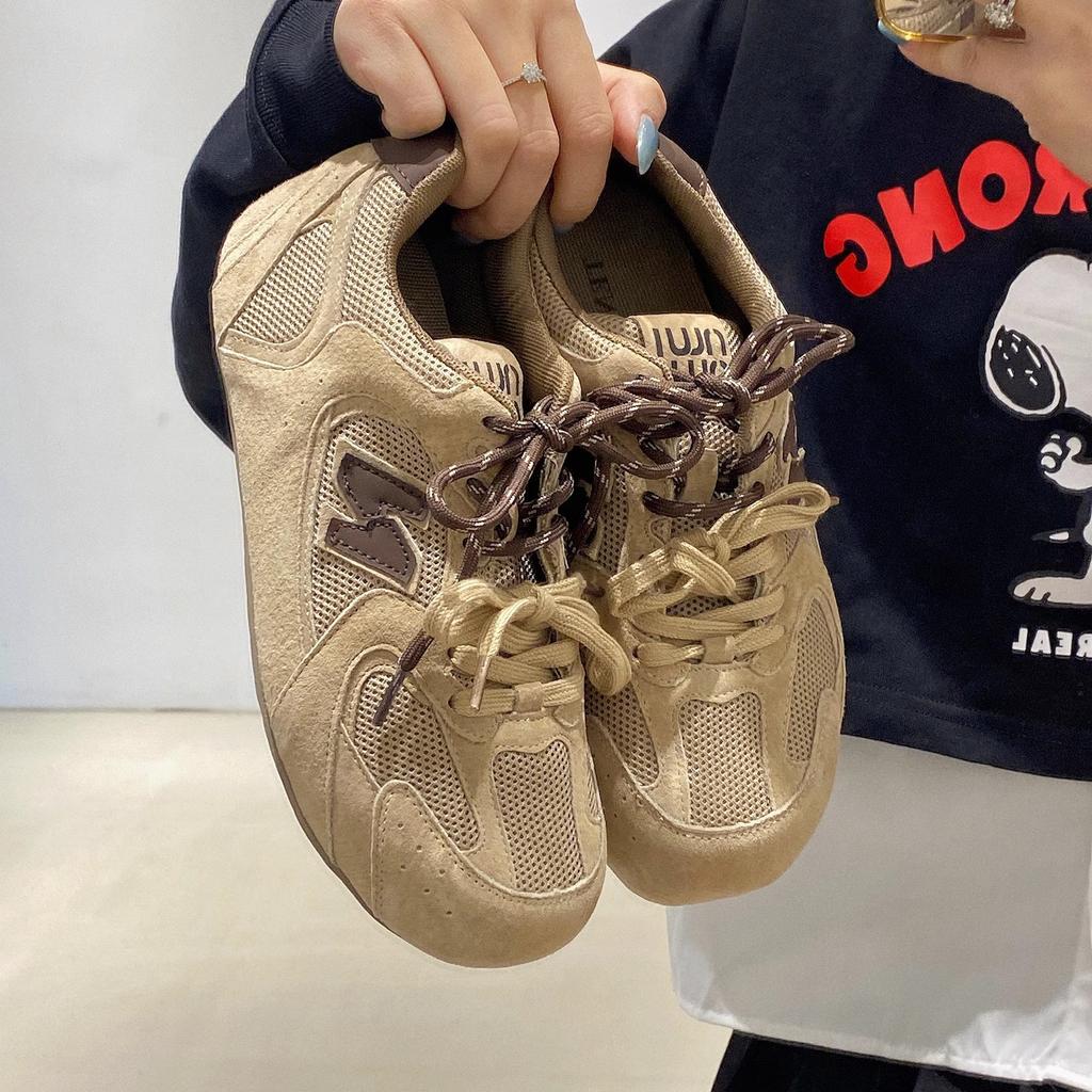 2025 новая пара шнурков мягкая подошва немецкие кроссовки женские кожаные с дышащей сеткой повседневная спортивная обувь женская обувь модная обувь женская
