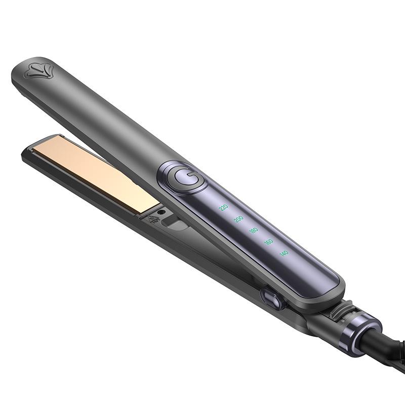 Electric Hair Straightener & Curler with Dual-Purpose Ironing Board, Negative Ion Technology, No Hair Damage.