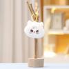 Rabbit Panda Cat Key Chain Cartoon Girl Backpack Decorative Pendant Doll Plush