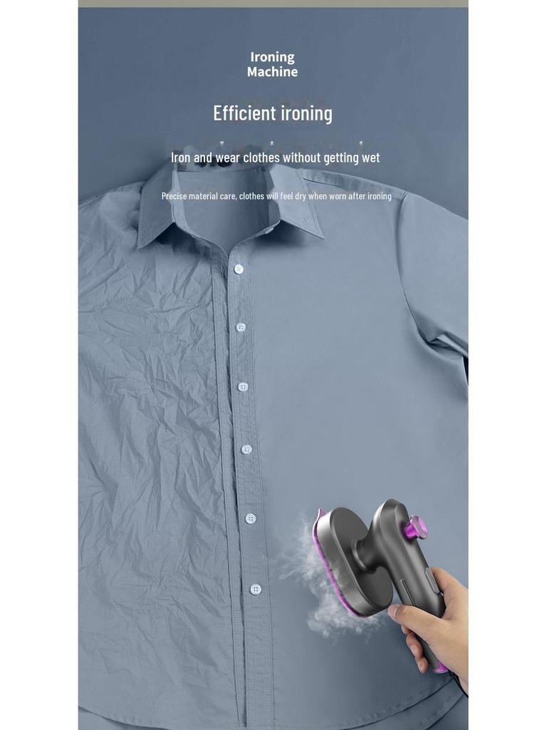 Портативный вращающийся ручной паровой утюг - мини-электрический для бытового сухого и влажного глажки
