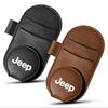 AIY5   Car Sun Visor Glasses Clip Sunglasses Organizer Key Card Holder For JEEP Wrangler Renegade Grand Cherokee Liberty JK Accessories