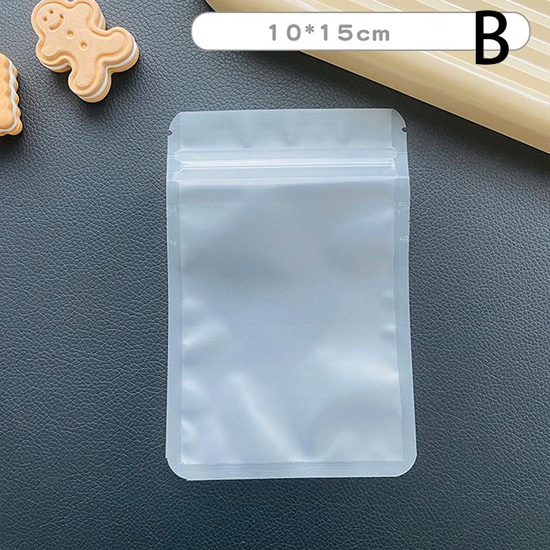 10 Pcs Multicolour Heat Sealable Flat Pouches Ziplock Mylar Bag Small Plastic Zip Lock Aluminum Foil Package Bags Card Film