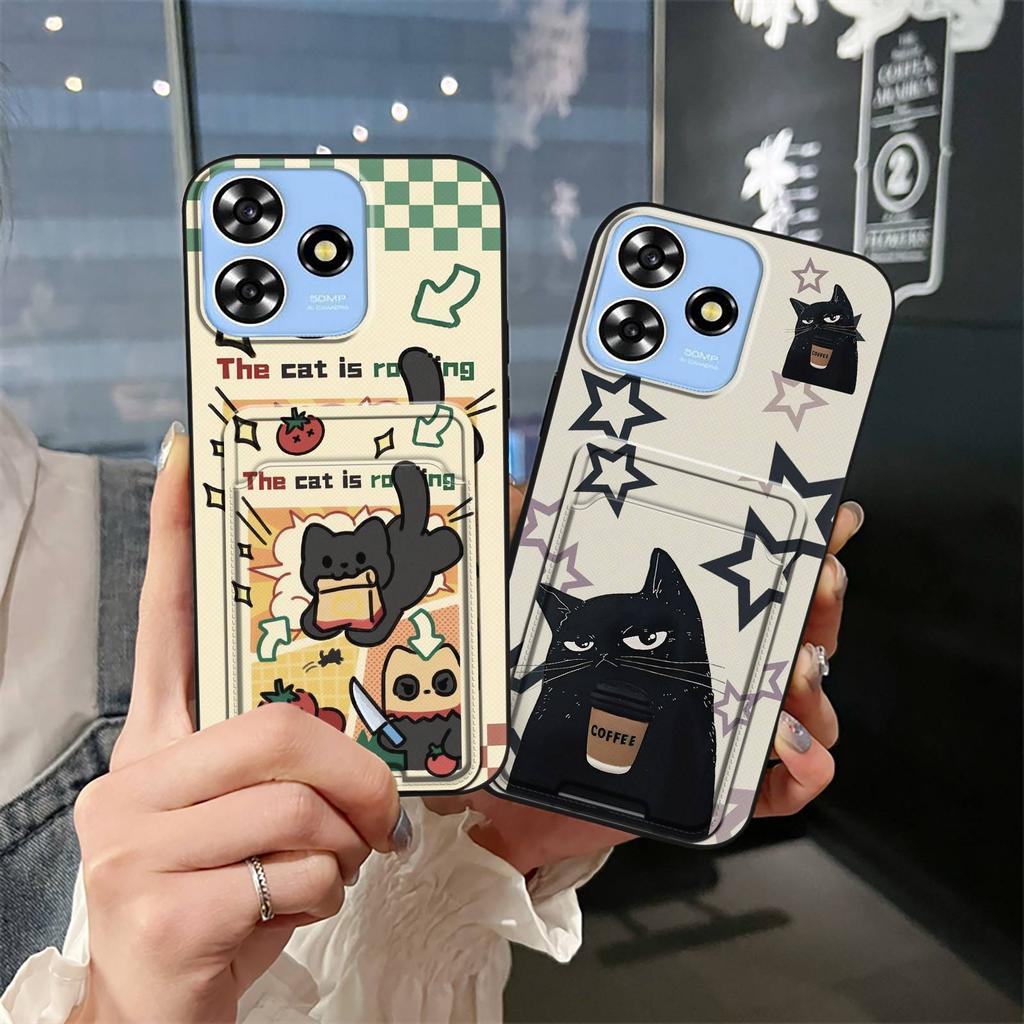 Милый мягкий чехол для телефона для ZTE Blade A73 4G/V50 Smart/V50 Design 4G/Axon50Lite Пыленепроницаемая мультяшная задняя крышка Прочный