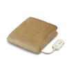 Iris Ohyama Electric Antibacterial and Dust Mite Room Temperature Stepless Energy Cold Weather Light Brown Blanket, 140x80cm, Washable, Deodorizing,