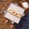 11Inch 9 Inch Square Oven Carbon Steel Ovenware Household Non-Stick Nougat Oven Baking Tray Baking Tools for Cakes