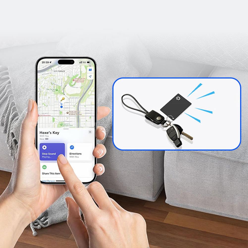 Беспроводная зарядка Поиск карт предметов Работает с Apple Find My Smart Tag Кошелек Трекер Ультратонкий Трекер Ключи Чемодан Сумка Локатор