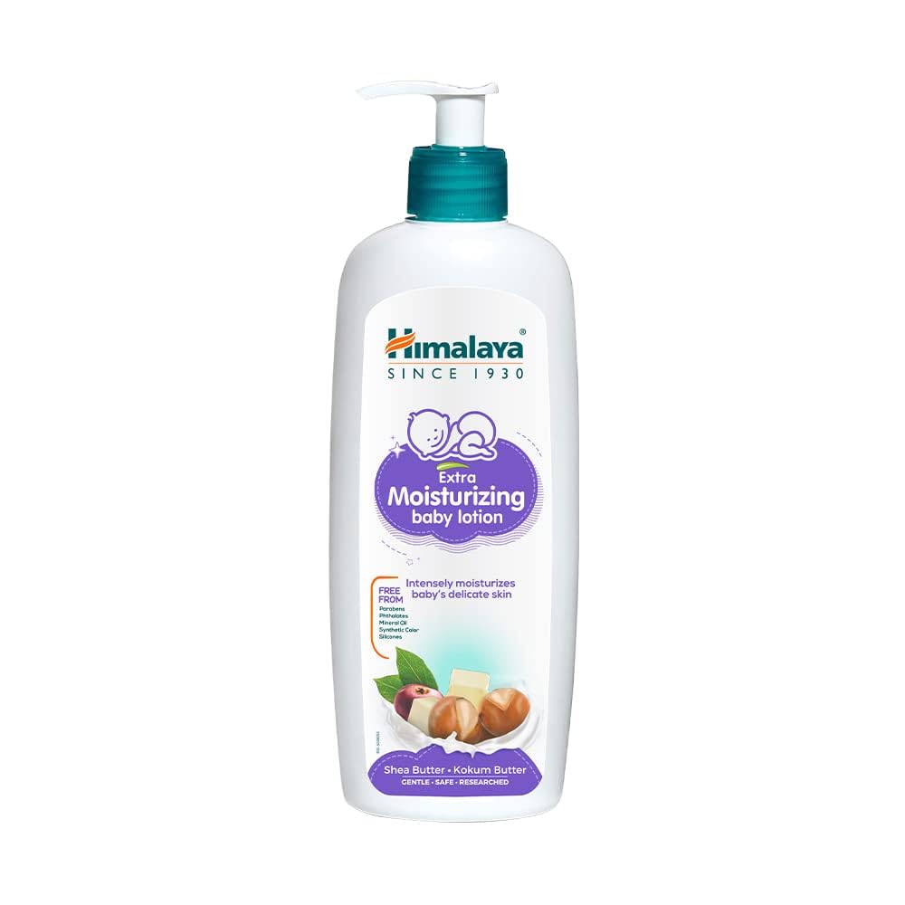 Himalaya Extra Moisturizing Baby Lotion 400ml Pack of 1 | Soft Gentle Hydrating Skin Care