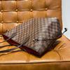[Pre-Owned] Neverfull Mm Checkered Coated Canvas With Leather Trim Tote Bag - Excellent #XPCAA6