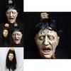 Halloween Haunted House Scene Decor Latex Filled Head Prop For Party And Bar Setup