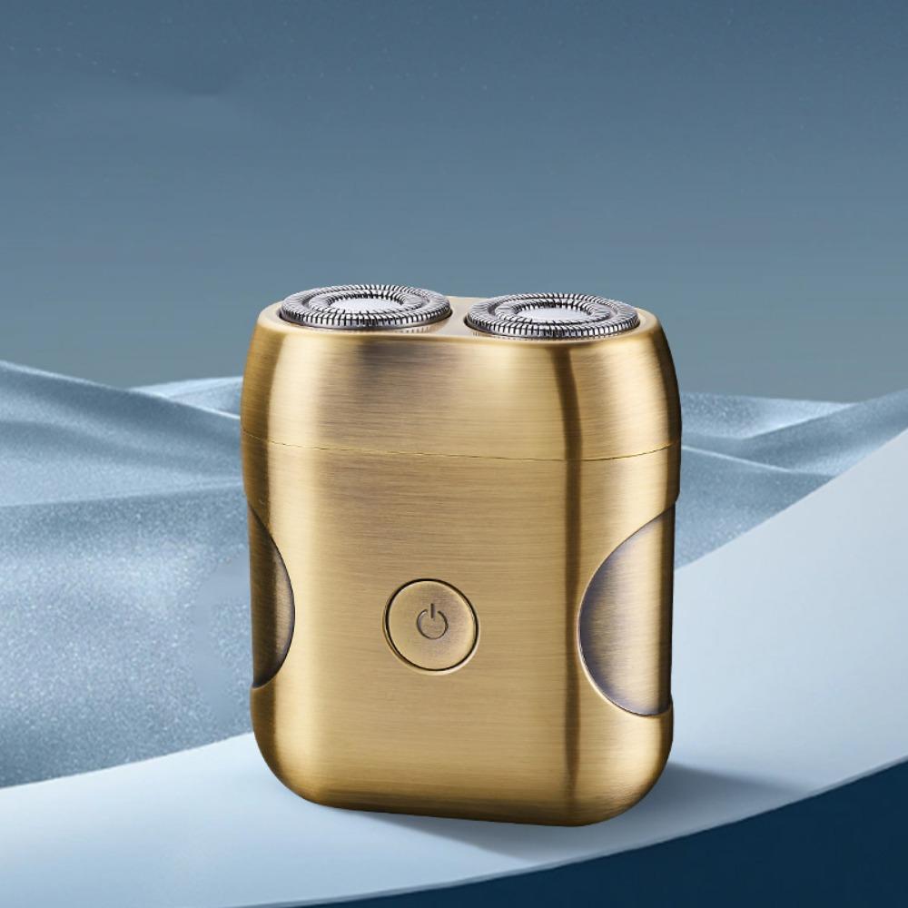 Rechargeable Ultra Clean Double Head Razor Digital Display Silent Electric Shaver Quiet Operations Washable Mini Shaving Men