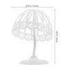 Plastic Dome Shape Hat Holder Stand Desktop Baseball Cap Rack Organizer Hat Display Stand Dome Shape Cap Rack