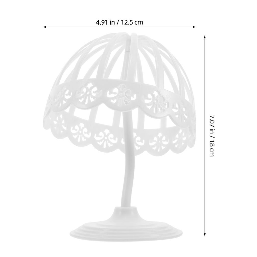 Plastic Dome Shape Hat Holder Stand Desktop Baseball Cap Rack Organizer Hat Display Stand Dome Shape Cap Rack