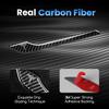 Polwlamks 4 Pack Door Handle Cover Fits Model Y/Model 3, Real Carbon Fiber 3D Handle Cover Sticker, Tesla Door Handle Protector Wrap Covers with 3M
