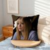 Singer H-Hilary Duff Actor cushion cover Home Office Convenient Nordic Simplicity Hit With Zipper Cushion Cover