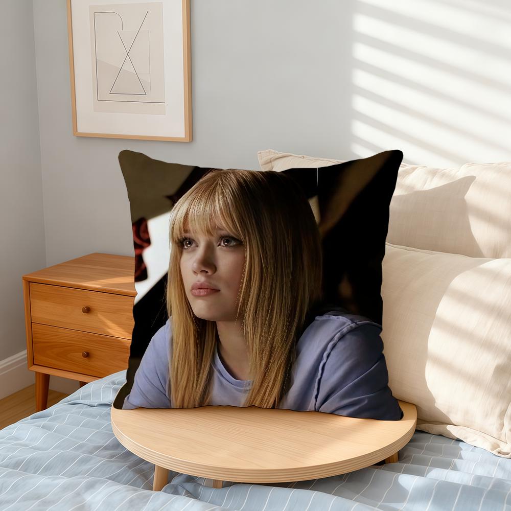 Singer H-Hilary Duff Actor cushion cover Home Office Convenient Nordic Simplicity Hit With Zipper Cushion Cover