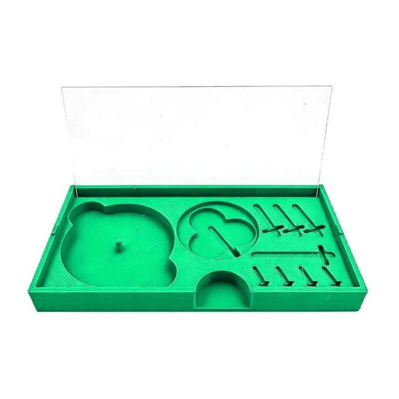 Пластиковый бокс для хранения циферблатов и стрелок часов с несколькими отделениями для дизайнеров ювелирных изделий и часовых мастеров