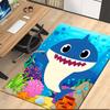 Shark Printed Carpetrugfor Office Chair Living Room Bedroom Kitchen Room Decor Gifts