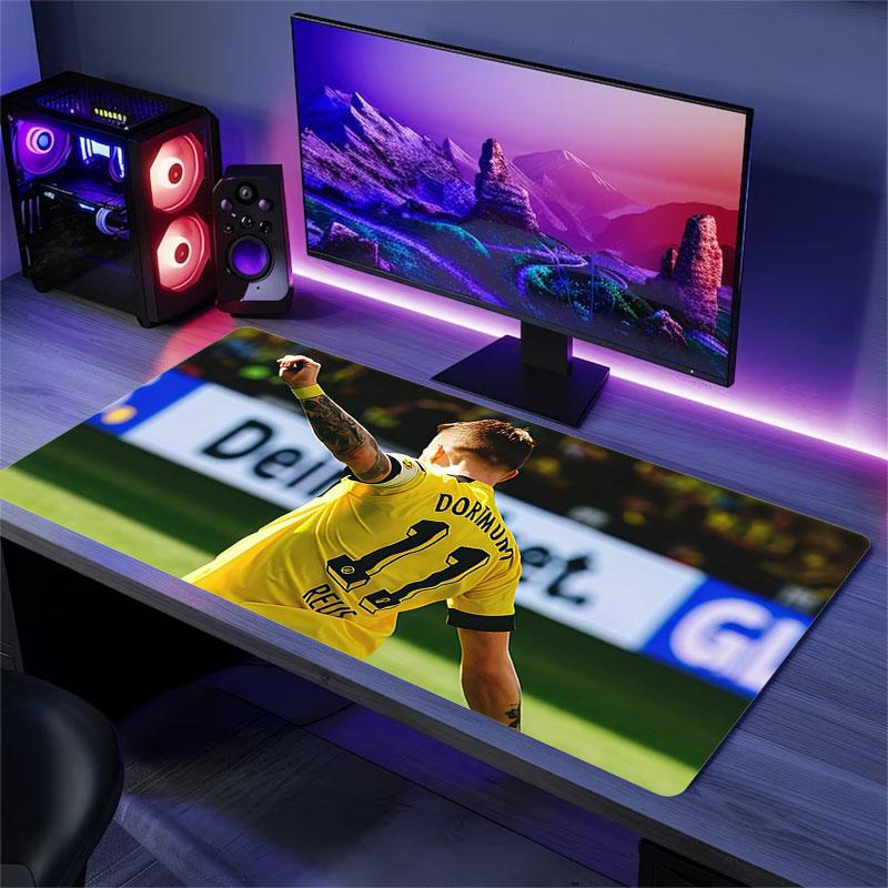 Marco Mouse Pad, Large Gaming Desk Mat, Non-slip XXL Mousepad for Laptop & Tablet, Mini PC Playmat with Stitched Edges