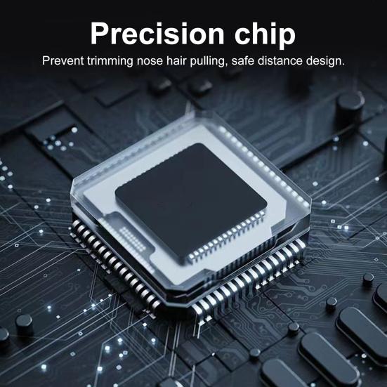 Триммер для волос в носу для мужчин и женщин, аккумуляторный, безболезненный, триммер для волос в ушах, водонепроницаемый, с двойными лезвиями, машинка для стрижки, многофункциональный инструмент для ухода