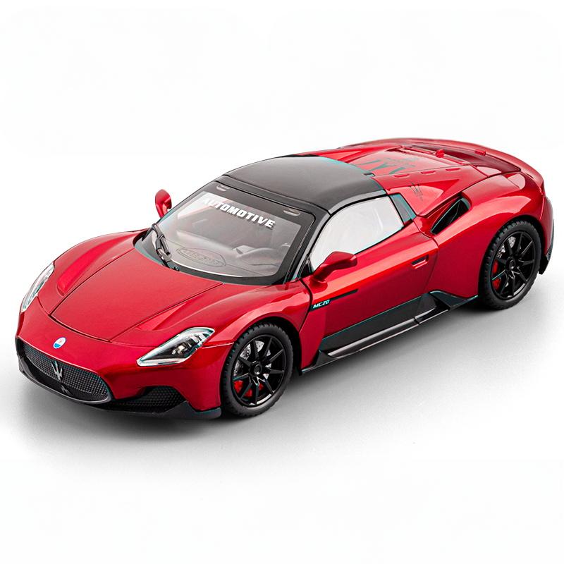 1/24 Maserati MC20 Кабриолет Спортивный Автомобиль Сплав Металл Литье под Давлением Модель Автомобиля Внутренний Дом Модные Игрушки Украшения Праздничный Подарок Ребенок