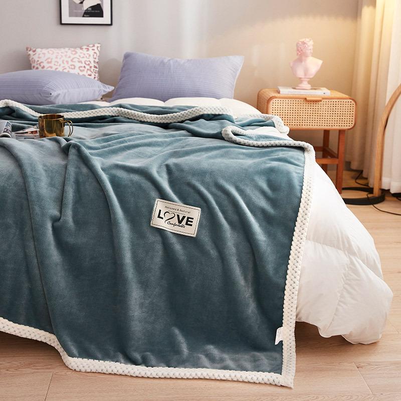 Новый стиль, одеяло из молочной шерсти, теплое утолщенное зимнее подарочное одеяло, простыня, одеяло, коленное одеяло