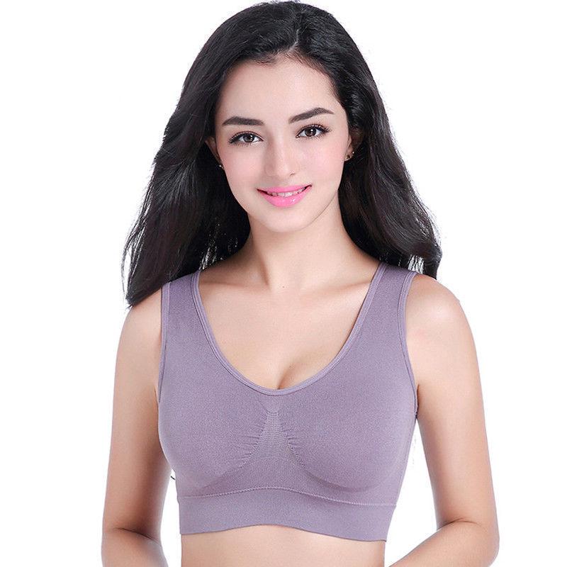 Women Large Size Push Up Bra Sports Bra Seamless Adjustment Bra Top Bra Comfortable Breathable Sweat Absorbent Underwear S--5XL