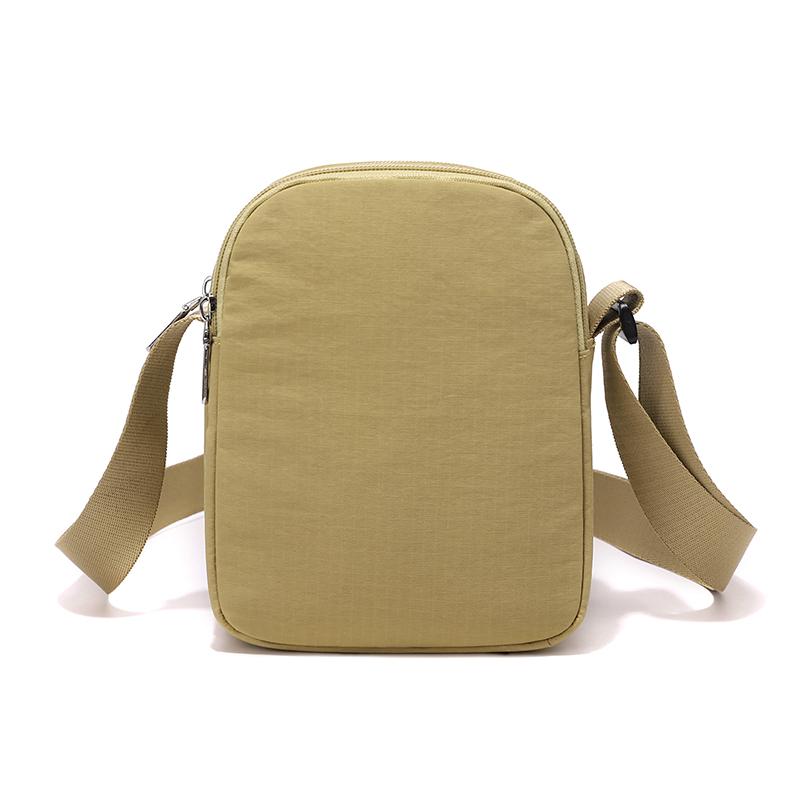 Легкая нейлоновая сумка через плечо с передним клапаном на кнопке, повседневная мини-сумка на плечо для ежедневных поездок