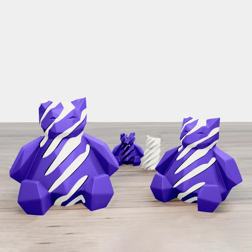 3D-печатная игрушка для декомпрессии, вращающаяся спиральная проникающая скульптура для снятия стресса и беспокойства