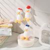 Cute Duck Toothbrush Holder 3D Storage Rack Creativity Toothbrush Rack