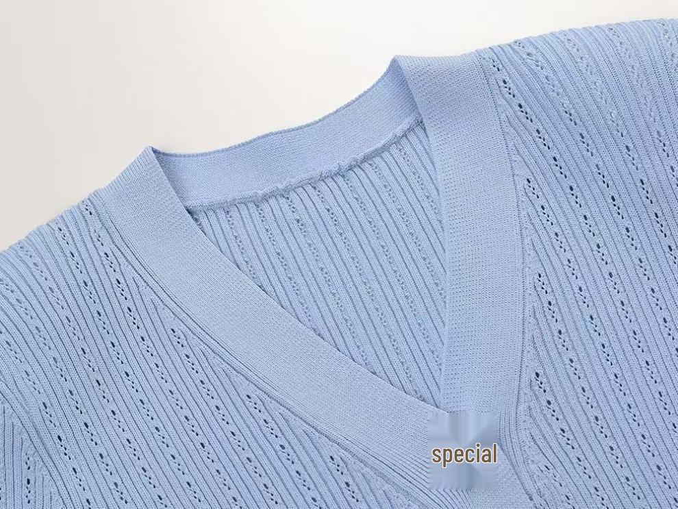 Осень/Зима 2025 Приталенный вязаный топ с рукавами-клеш + Пальто «рыбий хвост»