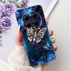 For Honor Magic 7 Pro Phone Case Magic7 Magic 6 Lite 5 Lite Back Cover Girly Fashion Flower Butterfly Paintong Soft TPU Bumper