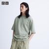 Uniqlo Футболка свободного кроя Airism CoTTon с круглым вырезом, часть 5 
