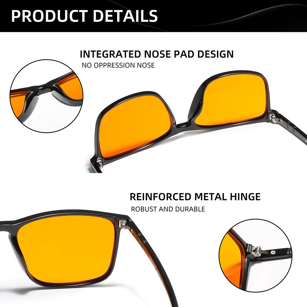 KINGSEVEN Brand Blue Light Blocking Glasses Transparent Lens Men Women Anti-Blue Ray Trendy Eyewear Ultralight Frame Eyeglasses