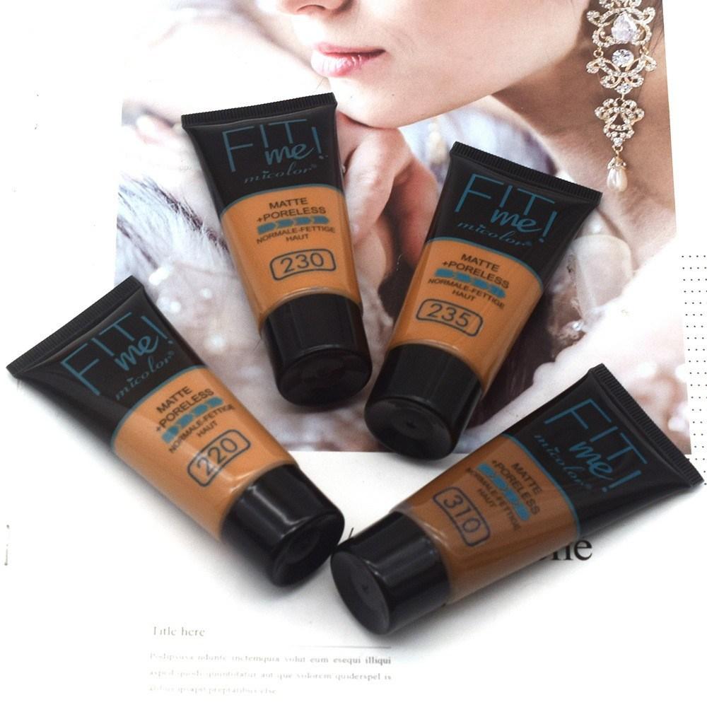 Black Skin Foundation Full Coverage Concealer Oily Dry Skin Primer Face Makeup для чернокожих женщин, 1 шт., 01 FTI-230