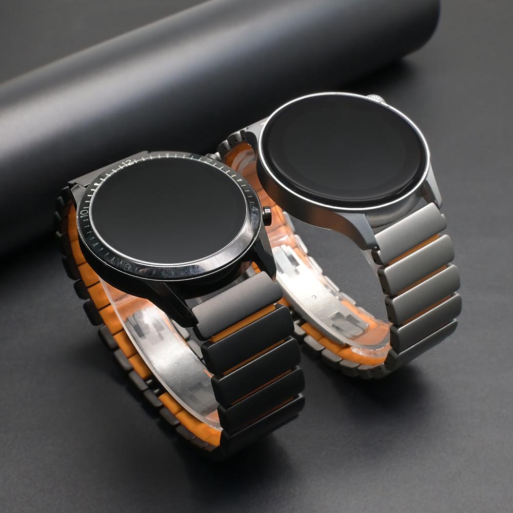 22-миллиметровый титановый ремешок для Huawei Watch GT6 5 Pro 46 мм Watch 4 Pro Ultimate Роскошный ремешок для Amazfit Watch Balance 2 XIAOMI Watch 2