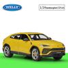 1/24 Scale Welly Lamborghini URUS Alloy Car Model Diecasts Metal Toy Vehicles Car Model High Simulation Collection Childrens Gifts