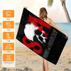 S-Sons of Anarchy SA Beach Towel Microfiber Quick Dry Motorcycle Drama Bath Towel For Pool Beach Travel Biker Series Fans Gift