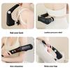 Fascia Massage Gun Shoulder Massager Electric Muscle Massage Machine High Frequency Back Waist Body Massage with Extended Handle
