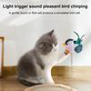 Интерактивная игрушка для кошек «Щебечущие птицы» Моделирование хлопающих крыльев Мягкие птицы, прикосновения