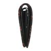 Inden Wallet Bifold Wallet Bill Z Thin Compact Deerskin Black x Red Lacquer Dragonfly Pattern [Indenya] 2013-21-008