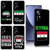 Syrian Revolution Flag Black Phone Case For Xiaomi Mi 9 SE 8 10 10T 11 12 13 Lite 9T 11T 12S 12T 13T 14 Pro 5G NE 11i 12X