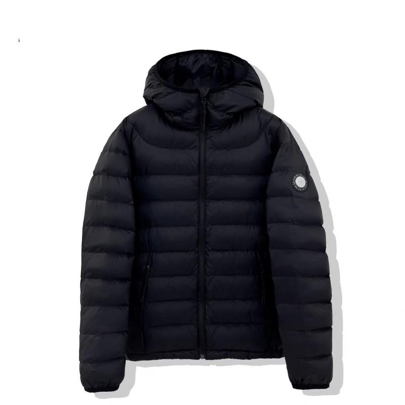 Womens Lightweight Hooded Down Jacket 90% White Duck Fill Mid-Weight Casual Outerwear Fall Winter